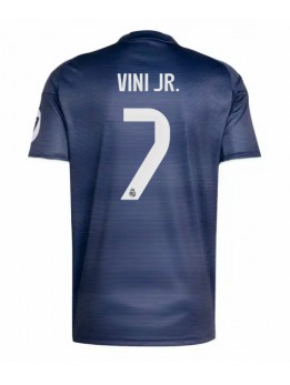 Billige Real Madrid Vinicius Junior #7 Bortedrakt 2025-26 Kortermet